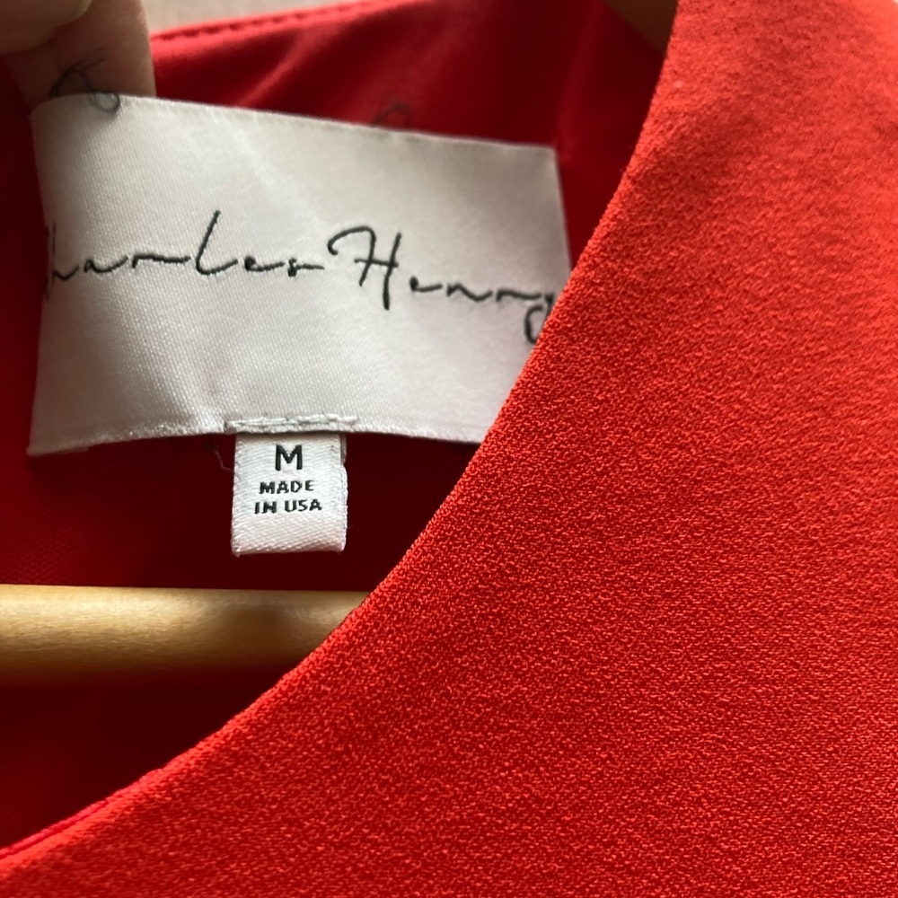 Charles Henry red cocktail dress size Med - Picture 2 of 3